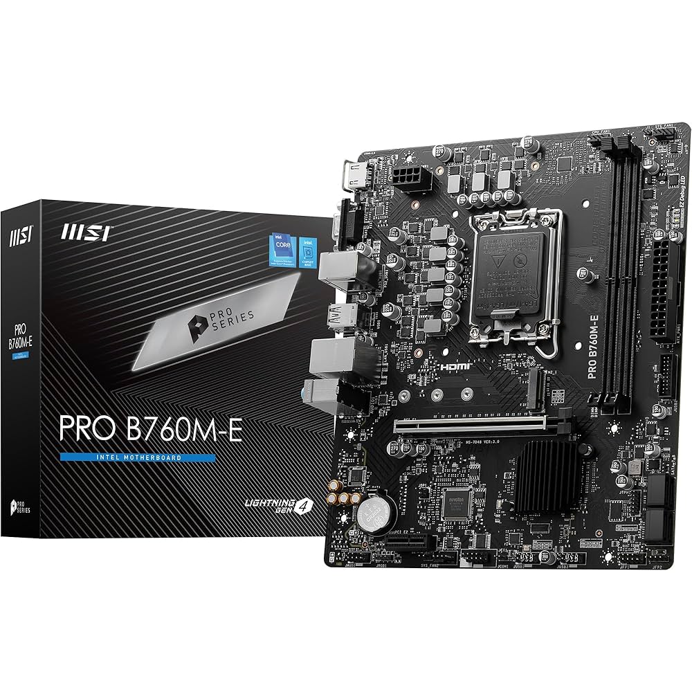 MSI PRO B760M-A DDR4 とAMD5600g ジャンク MSI PRO B760M-A DDR4 とAMD5600g ジャンク PRO B760M-A DDR4